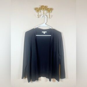 Cato Black Open Front Women's Cropped Cardigan/Shrug. Size L